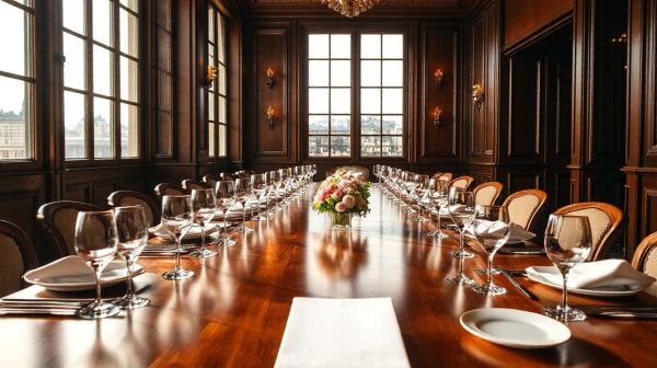 Les meilleurs traiteurs parisiens pour dîners de gala réussis